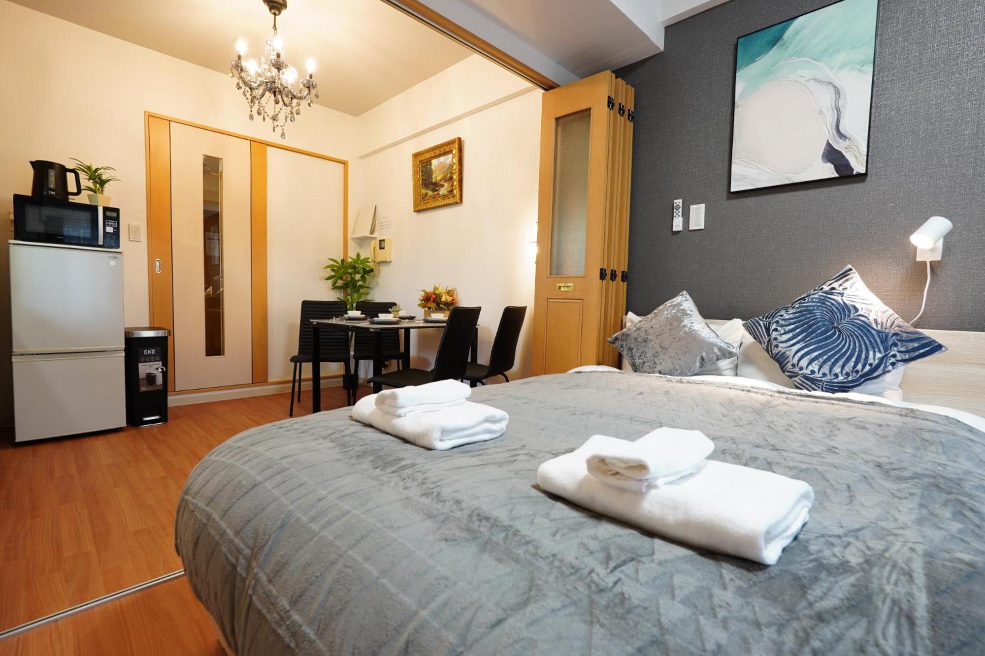 Kuromon Royal Apartment Osaka Phòng bức ảnh